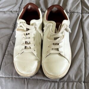 Goodfellow & Co White/cream and Brown Sneakers Size 9